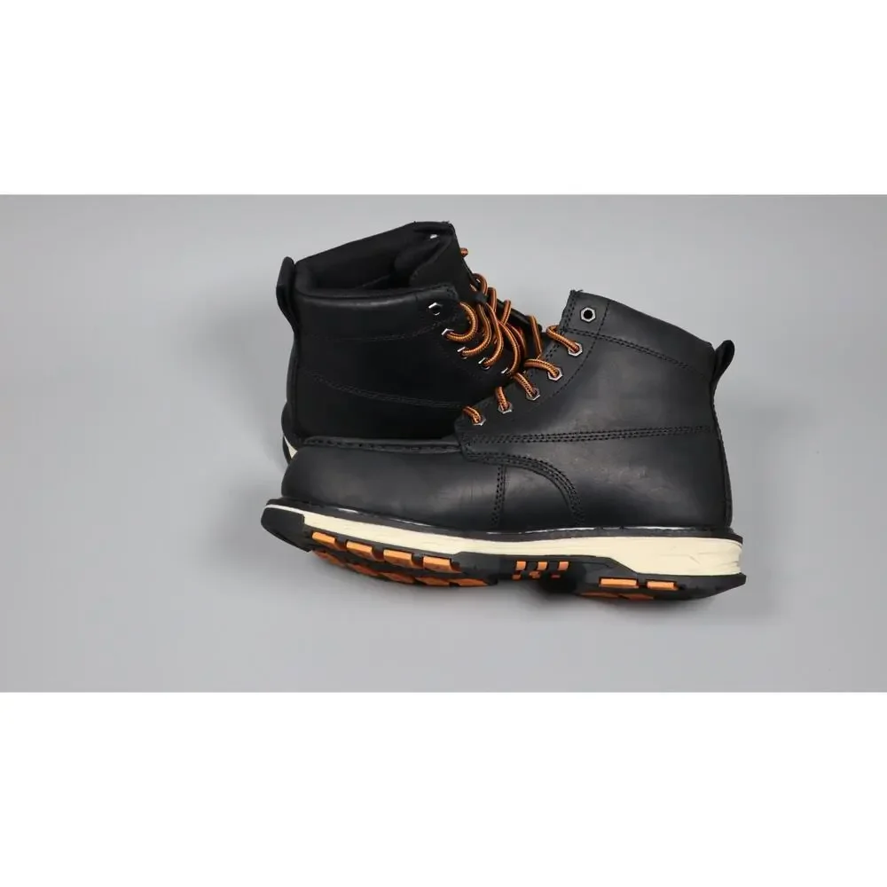 NINGO Steel Toe Work Boots for Men Boots Men's Safety Toe Work Shoes Size 10.5